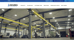 Desktop Screenshot of okuma.com
