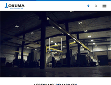 Tablet Screenshot of okuma.com